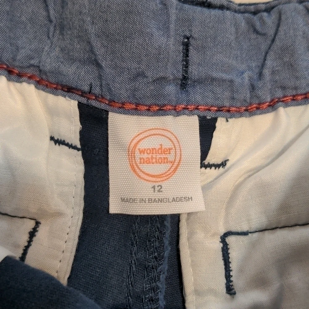 WONDER Nation Flat Front Shorts Size 12
